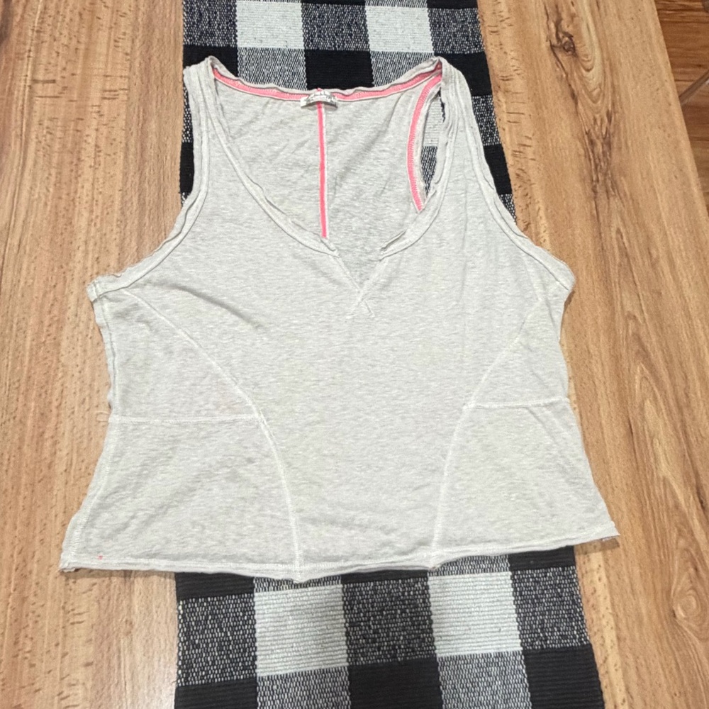Free People Women's beige Tank Top